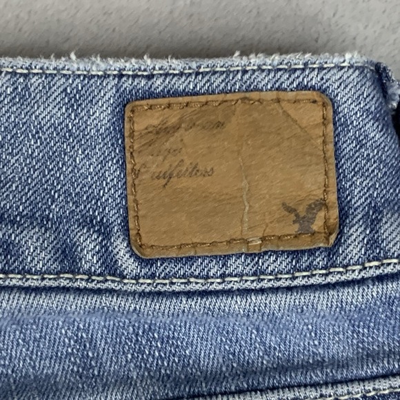 Vintage American Eagle Artist Jeans Womens 8 Low Rise Bootcut Distressed - Picture 16 of 16